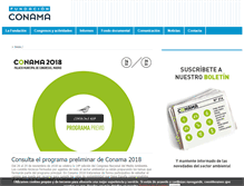 Tablet Screenshot of conama.org
